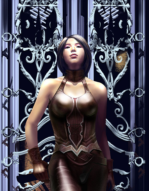 Painter绘制性感美女杀手 全福编程网
