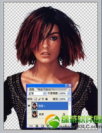ps抠图技巧:PhotoShop通道抠图换背景教程15