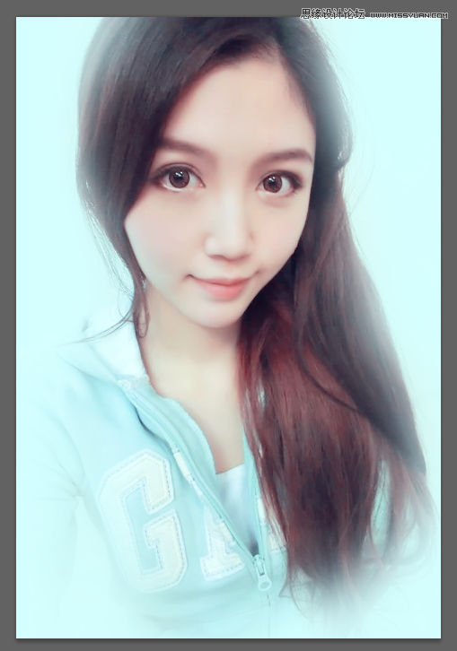 Photoshop给可爱的大眼妹妹转手绘处理,PS教程,素材中国