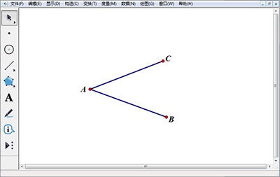几何画板中画角平分线方法 全福编程网