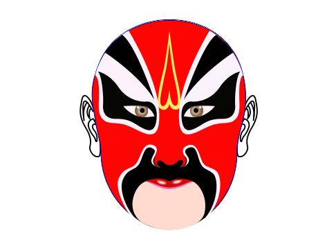 CorelDRAW X7绘制京剧脸谱