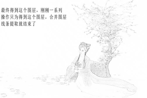 PS教程:PS滤镜打造古典仿工笔人物图片