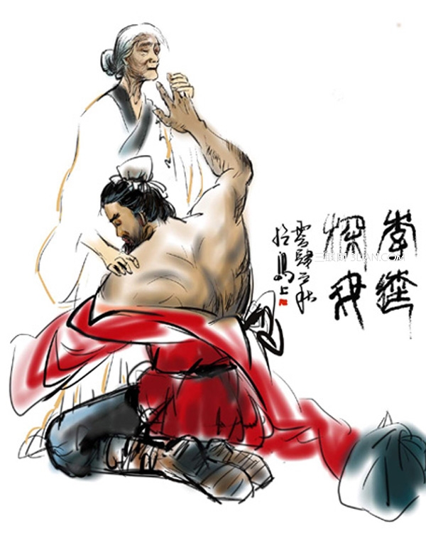 利用Painter Shop Pro绘制国画效果 全福编程网