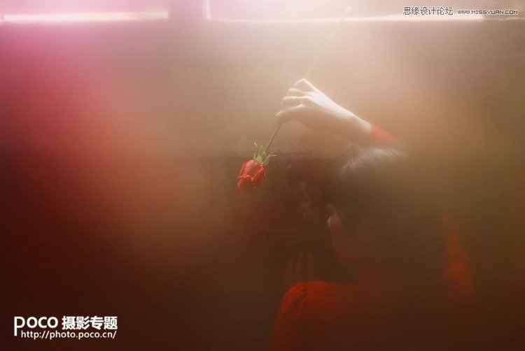 Photoshop给废墟人像添加粉色朦胧美效果,PS教程,思缘教程网