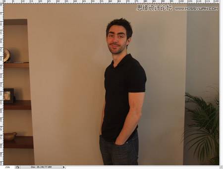 Photoshop给曝光不足的人像照片美白