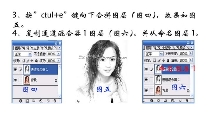 Photoshop把照片转为黑白素描画,PS教程,思缘教程网