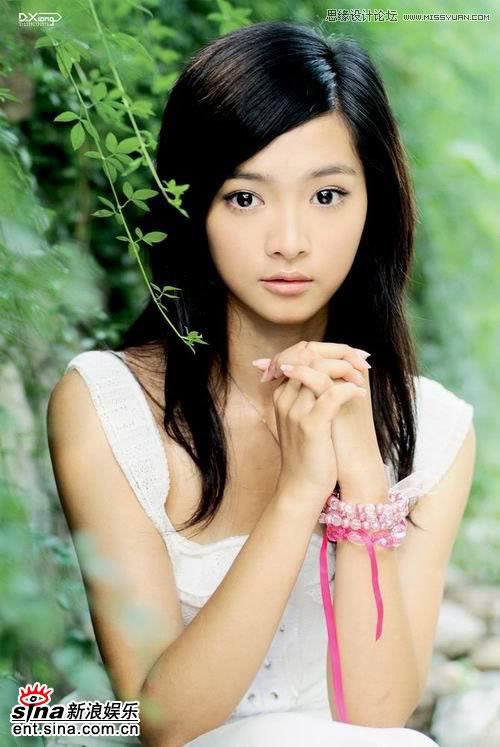 Photoshop给美女人像照片详细的转手绘教程,PS教程,思缘教程网