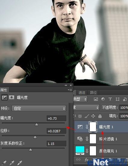 ps制作将人物突出于画面的电影效果教程_全福编程网