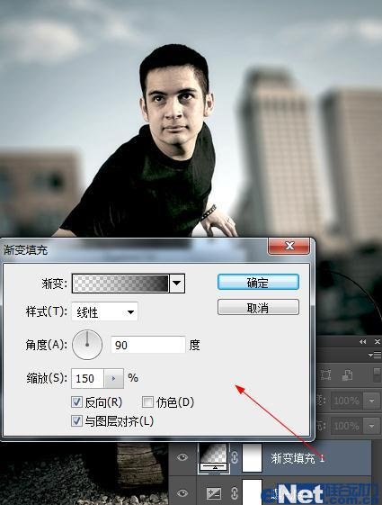 ps制作将人物突出于画面的电影效果教程_全福编程网