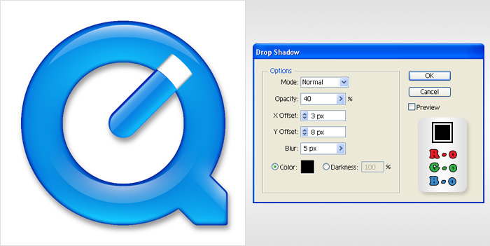 AI制作QuickTime Logo教程 全福编程网网 AI实例教程