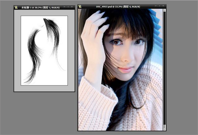Photoshop给美女照片添加唯美装饰调出梦幻效果