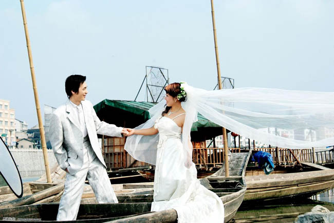 Photoshop修饰婚纱照片细节教程 全福编程网