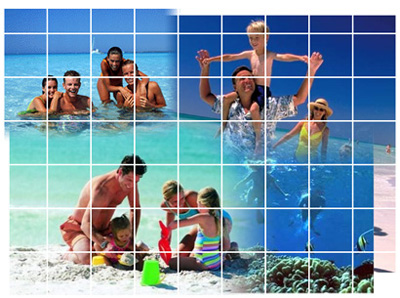 Photoshop入门教程：照片马赛克拼贴效果简单做_中国教程网