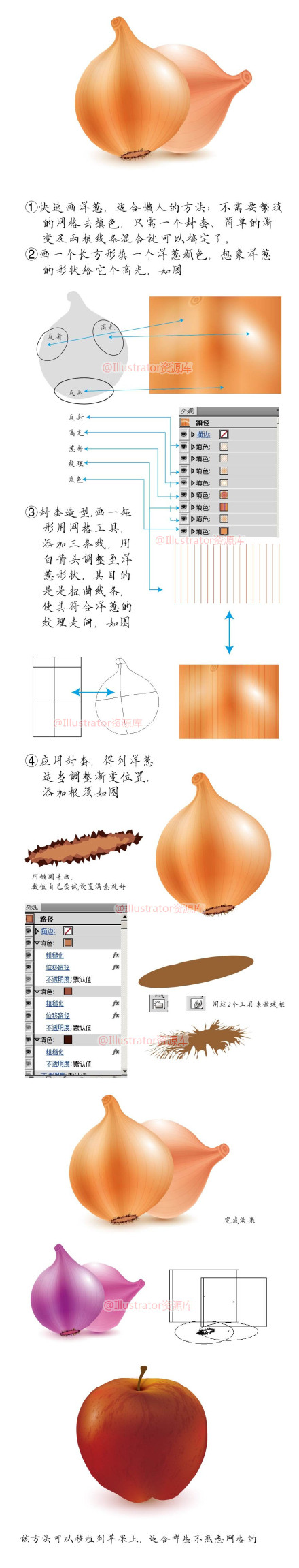 巧用Illustrator设计洋葱头 全福编程网