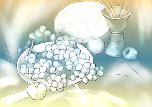 painter水彩画教程之静物