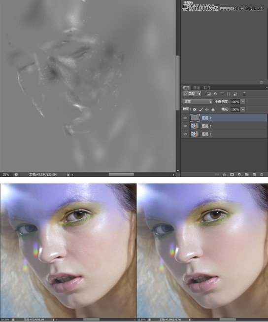 Photoshop给女性照片添加梦幻光线效果,PS教程,思缘教程网