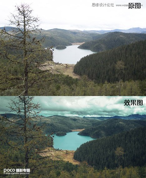 Photoshop救过曝RAW格式风光照片