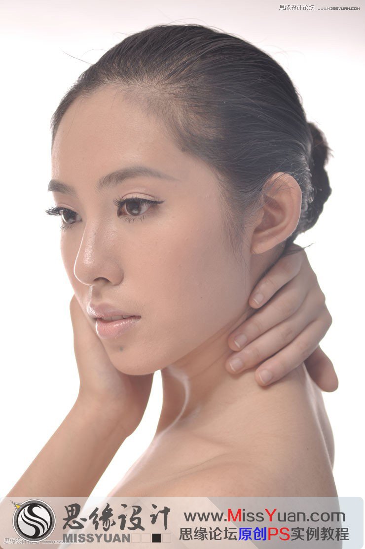 Photoshop给美女模特添加惊艳的妆容效果,