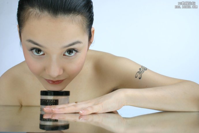 PS调出绚丽彩妆美女 全福编程网网 照片处理教程