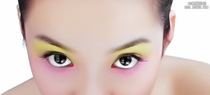 PS调出绚丽彩妆美女 全福编程网网 照片处理教程
