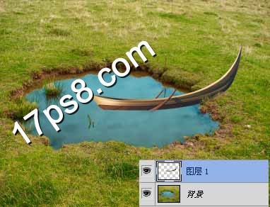 ps照片合成-打造戏水美女图