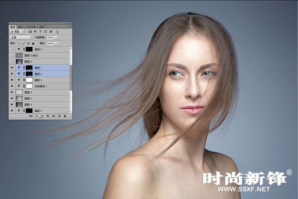 高端质感人像修图教程