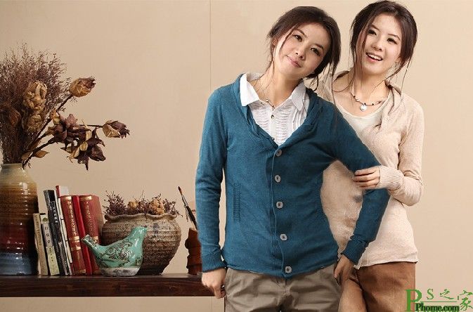 PS合成双胞胎姐妹合照教程图-10