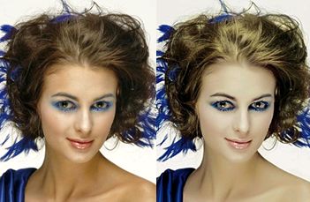 PhotoShop简单为美女艺术照片美白教程 全福编程网教程