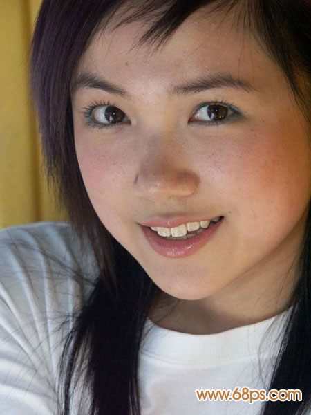 photoshop美容教程：精细磨皮去斑 全福编程网教程