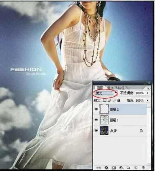 Photoshop巧做照片艺术处理：裙摆飞扬
