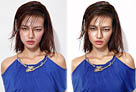 Photoshop给模特人像图片润色及精修 全福编程网
