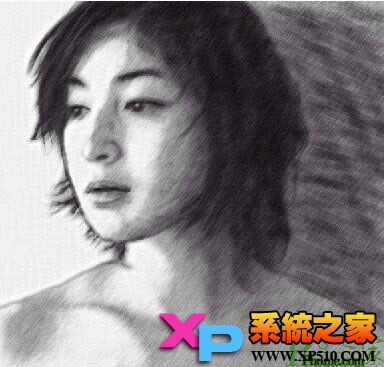 快速将照片变素描画的PS教程图-12