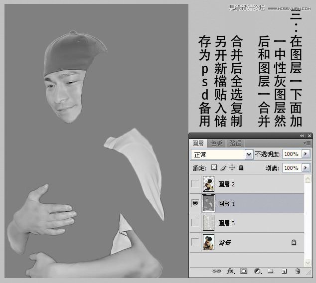 Photoshop使用置换工具制作水滴人像效果,全福编程网