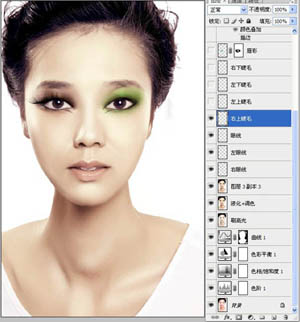 Photoshop快速把灰姑娘变成漂亮的形象代言人