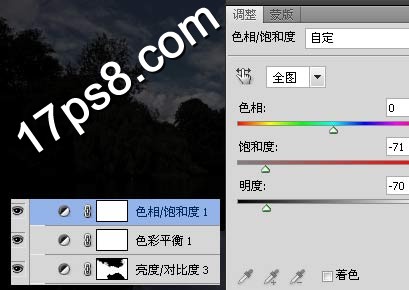 Ps教程 白天变黑夜 一起ps吧