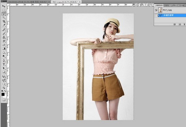 Photoshop制作美女人像照片油画风格,全福编程网