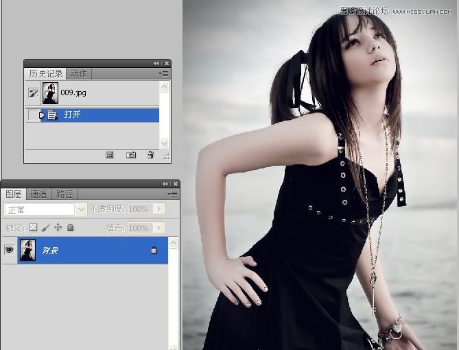 Photoshop给美女人像美容瘦身全福编程网