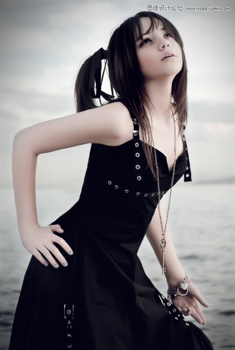 Photoshop给美女人像美容瘦身全福编程网