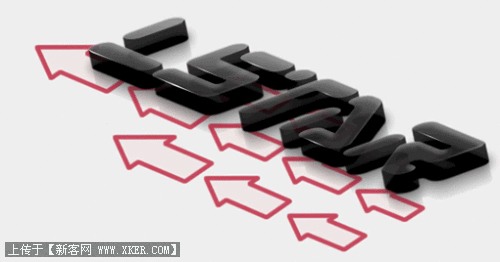 Firewoks制作立体黑水晶质感文字  全福编程网