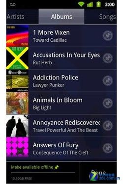 Android4.0官方版 玩转Google音乐播放器 