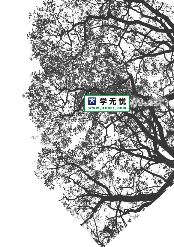 将树枝翻转让其更加密