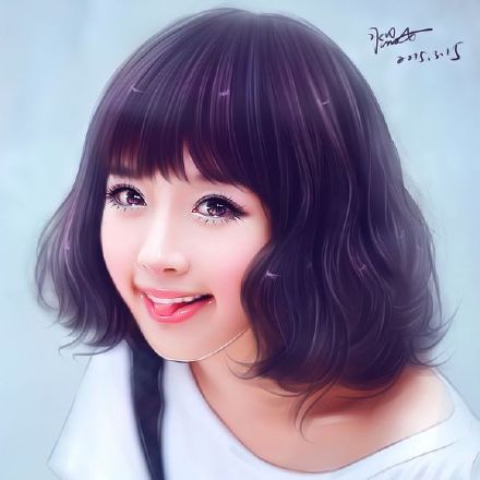 巧用photoshop+sai给可爱小女孩做转手绘效果 全福编程网
