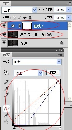 PS中滤色及中灰图层的简单应用