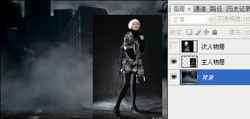 Photoshop巧妙合成MM艺术照