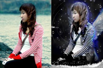 PhotoShop为美女照片添加魔幻效果教程 全福编程网教程