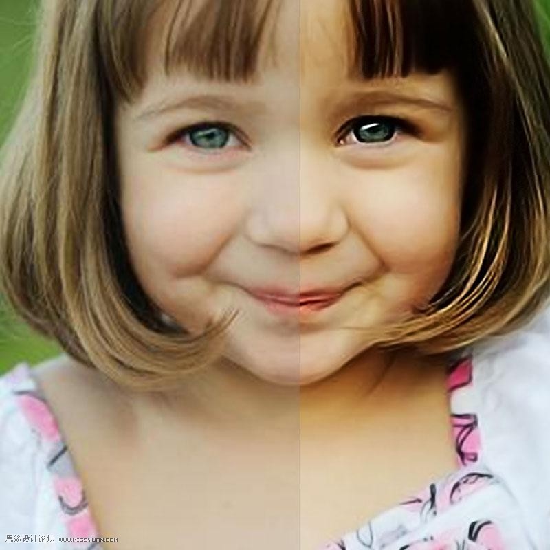 Photoshop怎么简单地把儿童照片变清晰？ 全福编程网