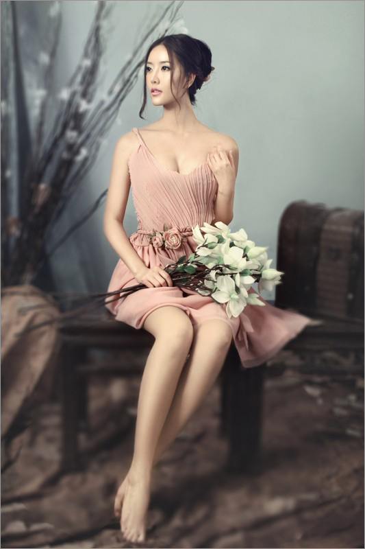 PhotoShop打造唯美优雅的女子写真照片后期处理教程  全福编程网