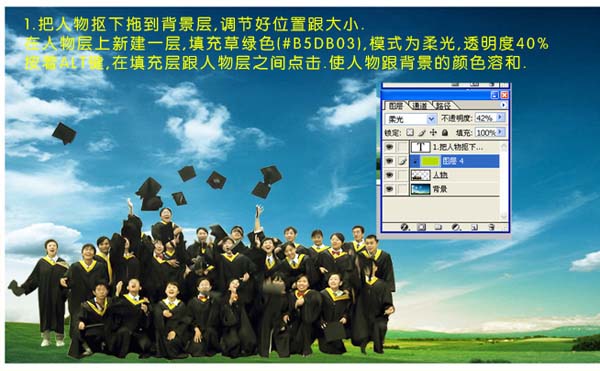 素材组合毕业纪念相册的PS教程