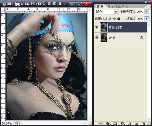 PS教程：Photoshop快速去除照片的暗斑