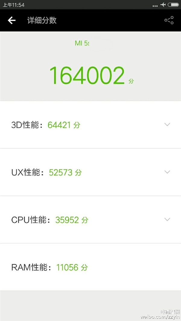 小米5S跑分是多少？小米5S安兔兔跑分超乐Pro3！